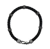 Bracelet Albert M. Homme in Argent WSOX00605BLK - WSOX00605BLK